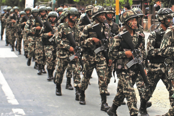 निर्वाचन सुरक्षामा सेना परिचालन